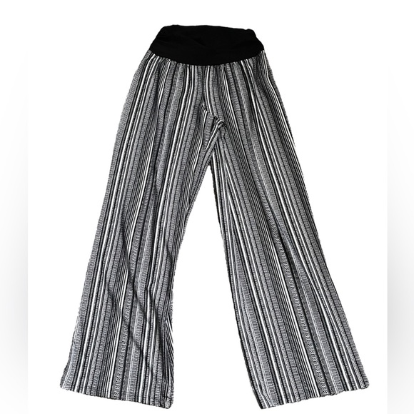 AGB Pull On Comfy Relaxed Wide Leg Loose Palazzo Pants (size M) - Picture 2 of 7